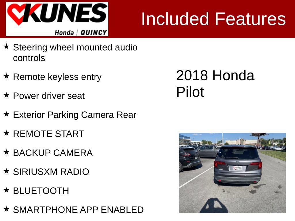 Used 2018 Honda Pilot EX image 2