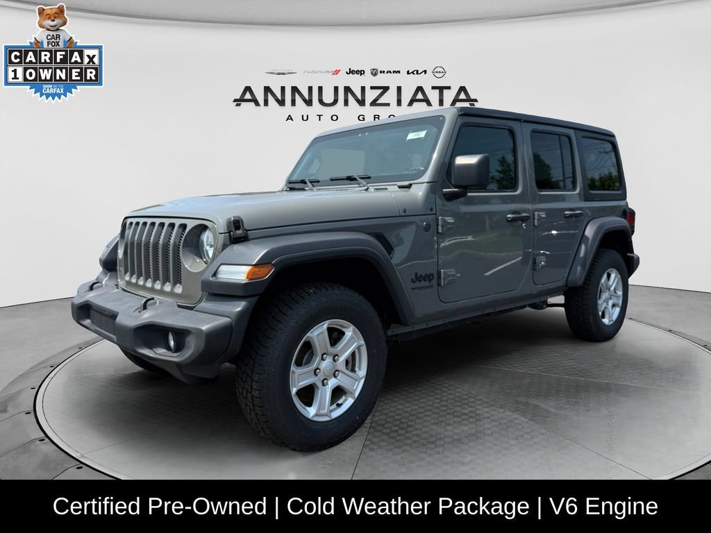 Certified 2022 Jeep Wrangler Unlimited Sport
