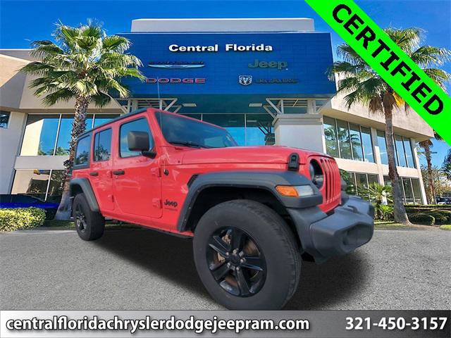 Certified 2022 Jeep Wrangler Unlimited Sport