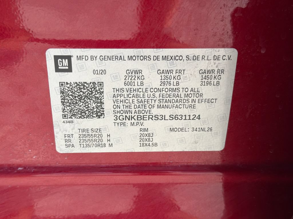 Certified 2020 Chevrolet Blazer RS w/ LPO, Floor Liner Package FWD image 32