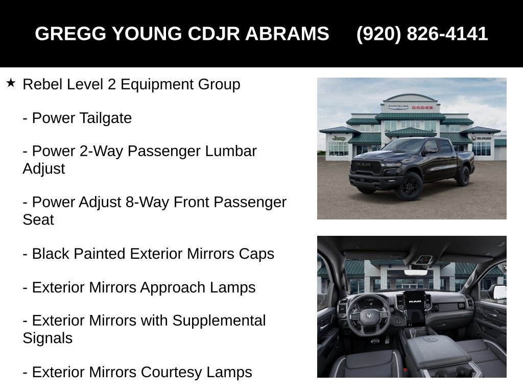 New 2026 RAM 1500 Rebel w/ G/T Package image 19