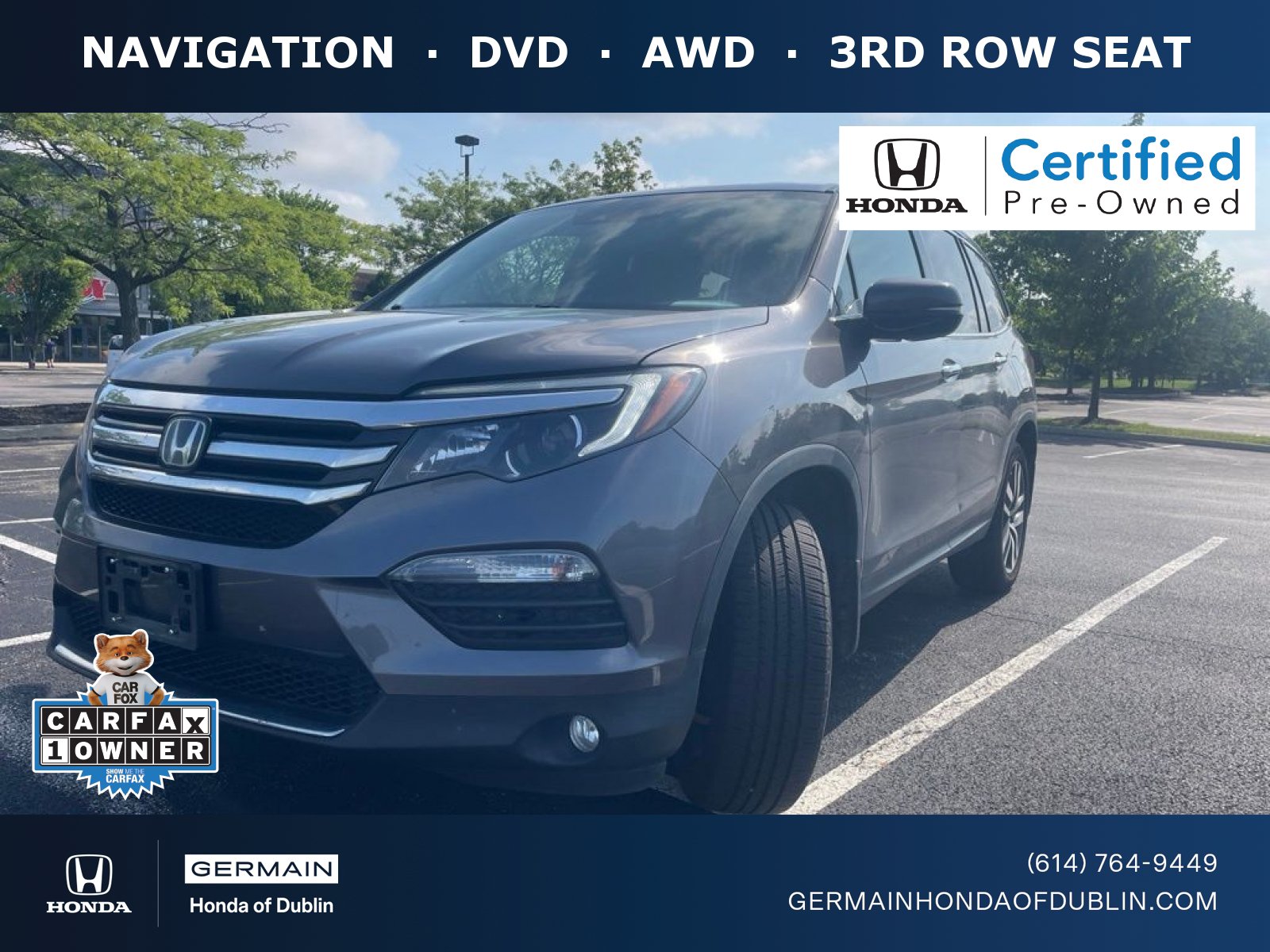Used 2017 Honda Pilot Touring video 1