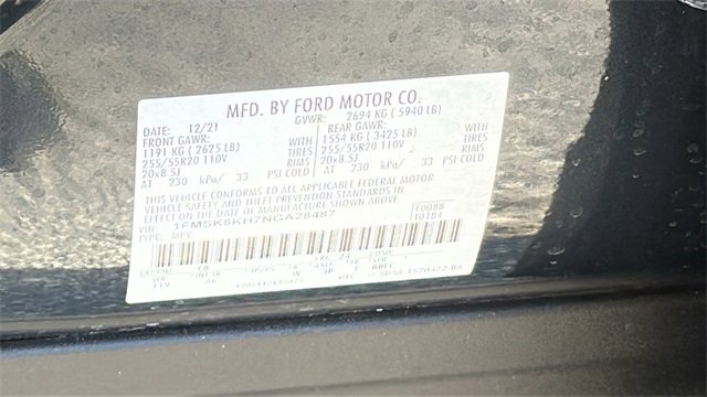 Certified 2022 Ford Explorer ST-Line w/ Class IV Trailer Tow Package image 32