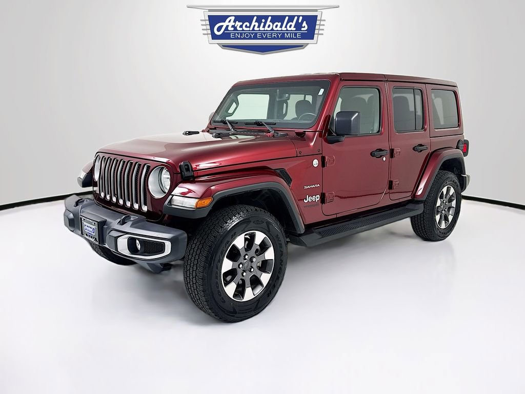 Used 2021 Jeep Wrangler Unlimited Sahara w/ Uconnect 4C Nav & Sound Group image 3