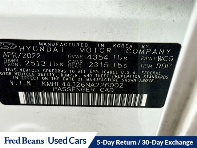 Used 2022 Hyundai Sonata SEL Plus w/ Cargo Package FWD image 25