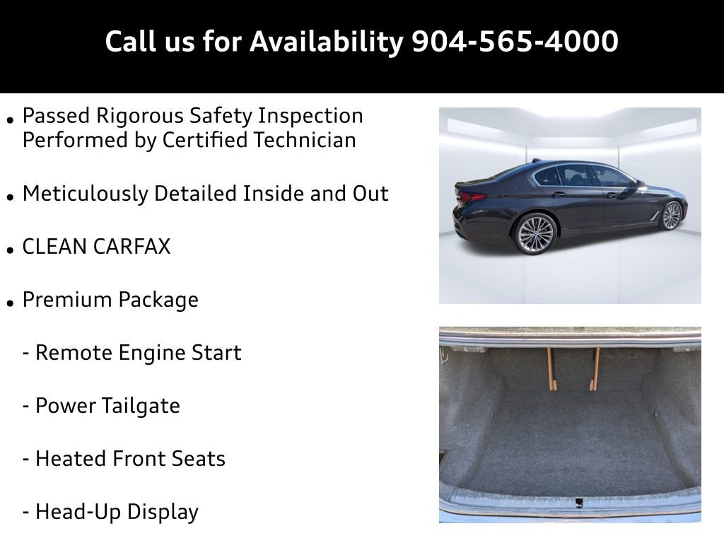 Used 2021 BMW 530i w/ Premium Package image 9