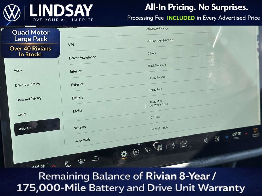 Used 2022 Rivian R1T Adventure image 23