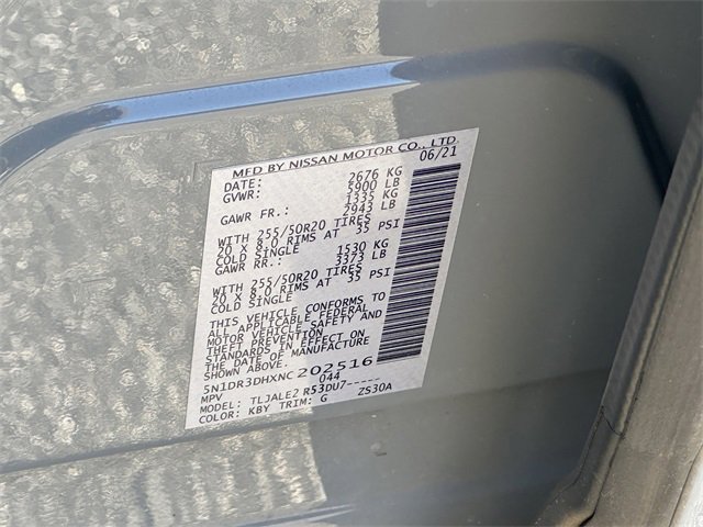 Used 2022 Nissan Pathfinder Platinum w/ Cargo Package image 35