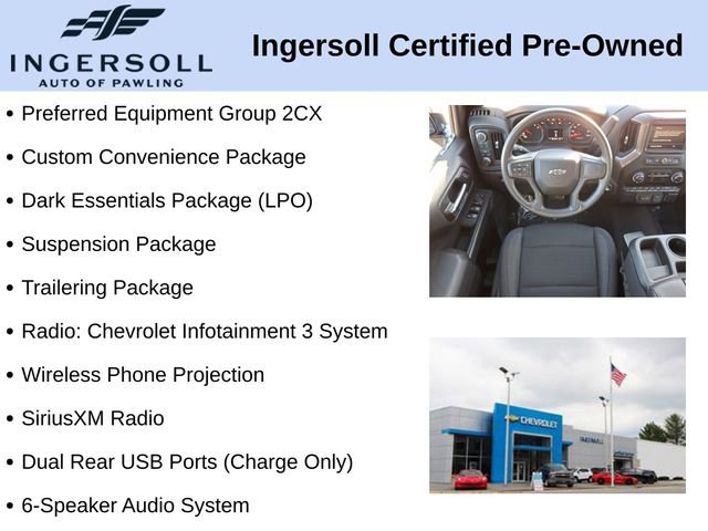 Used 2022 Chevrolet Silverado 1500 Custom Trail Boss w/ LPO, Dark Essentials Package image 10