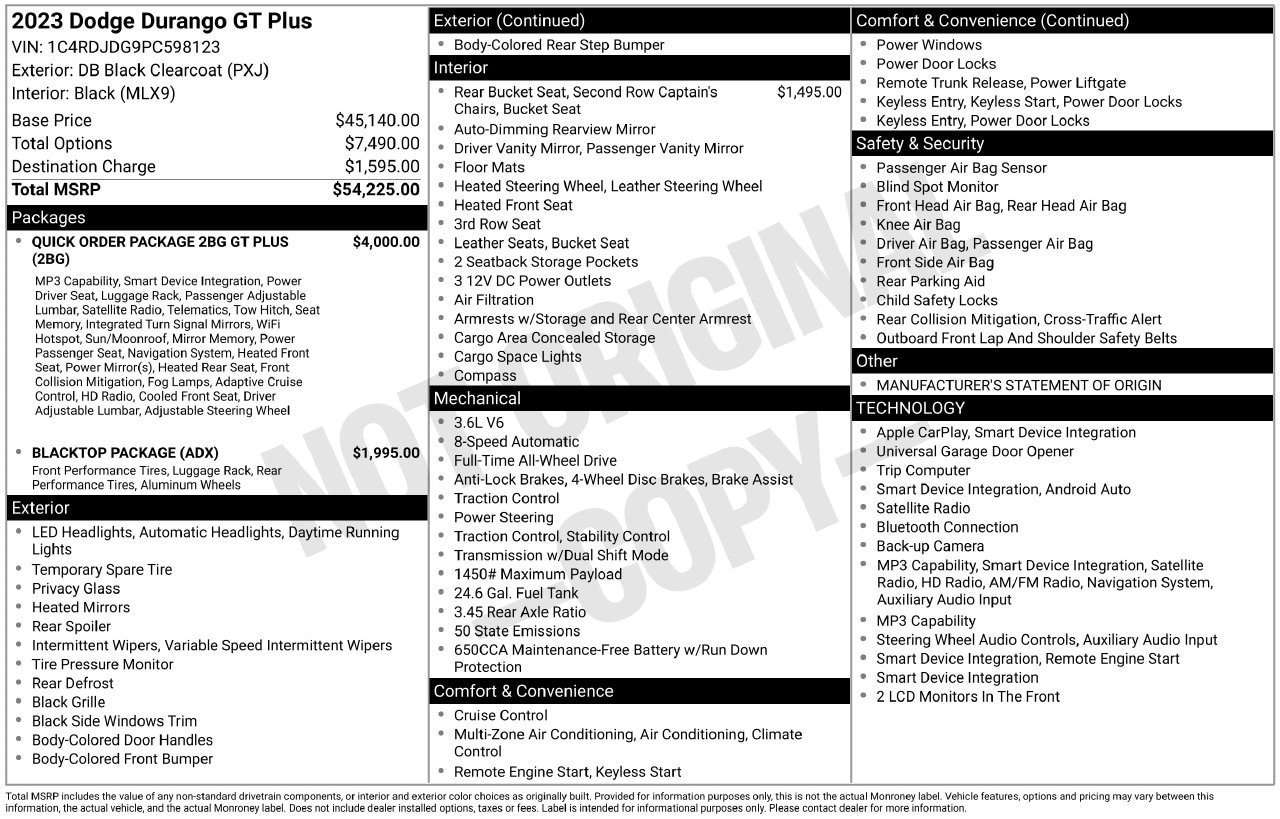 Used 2023 Dodge Durango GT AWD/4WD image 32