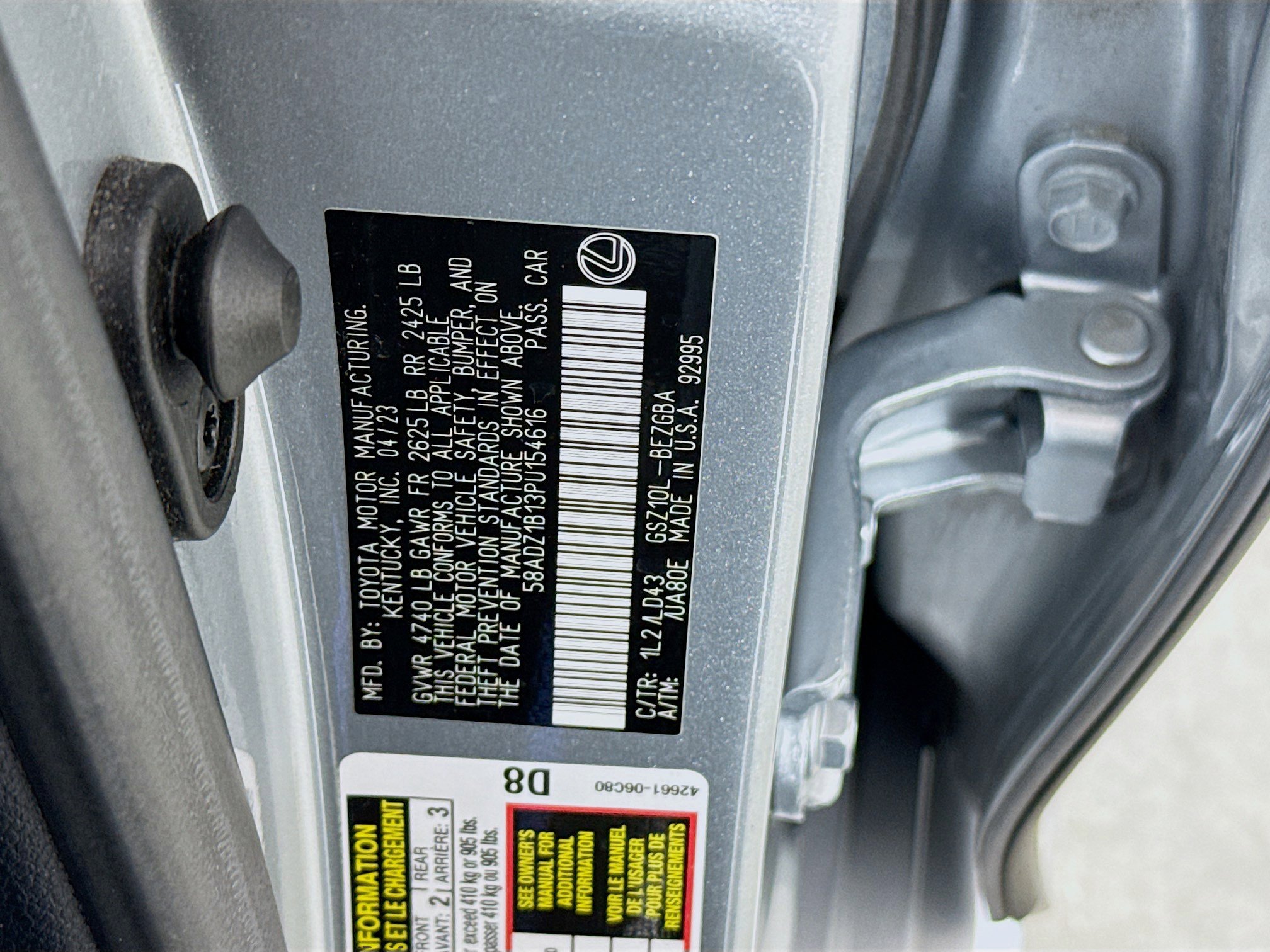 Certified 2023 Lexus ES 350 w/ Premium Package image 30