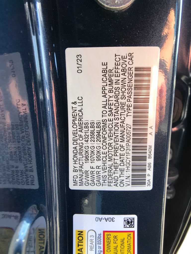 Certified 2023 Honda Accord EX image 17