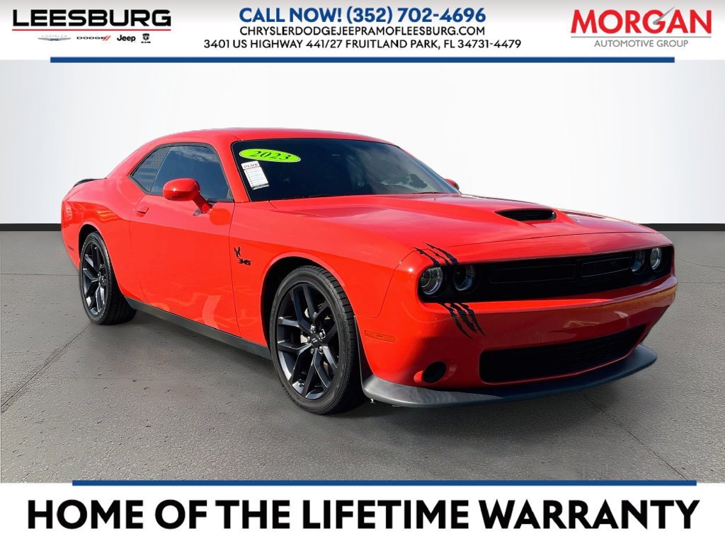 Used 2023 Dodge Challenger R/T w/ Blacktop Package RWD image 1