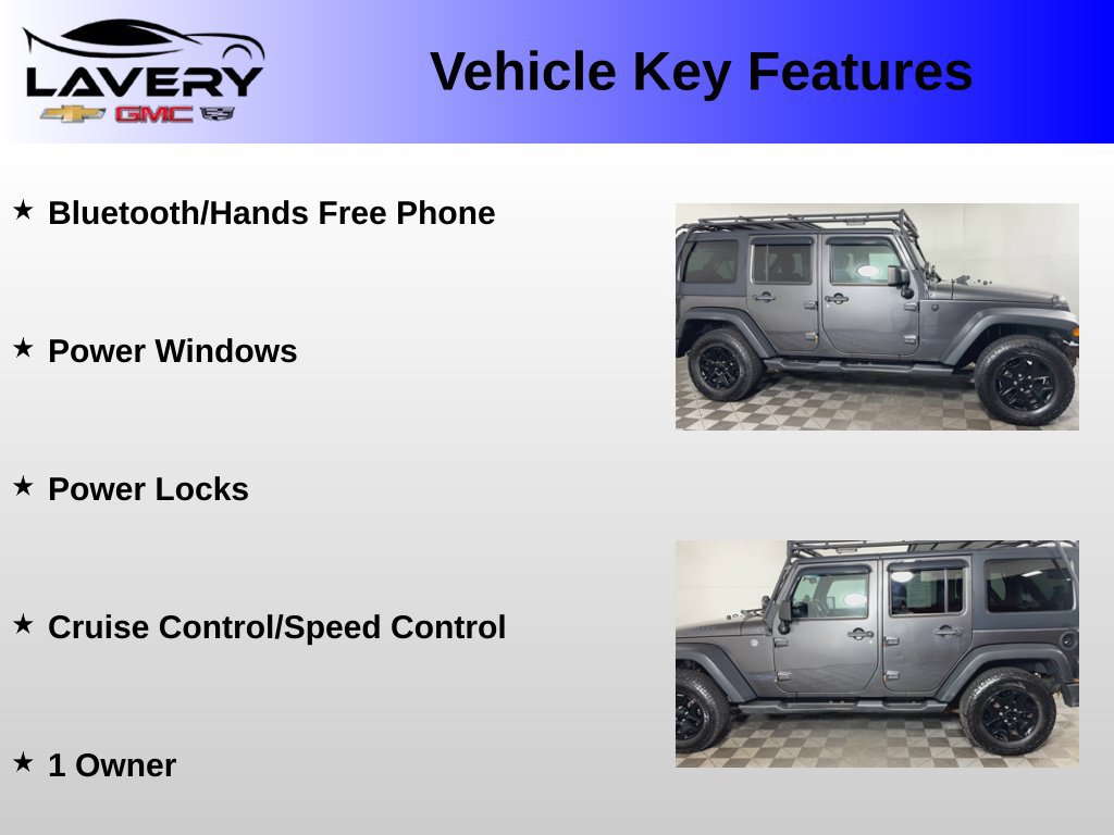 Used 2016 Jeep Wrangler Unlimited Sport AWD/4WD image 2