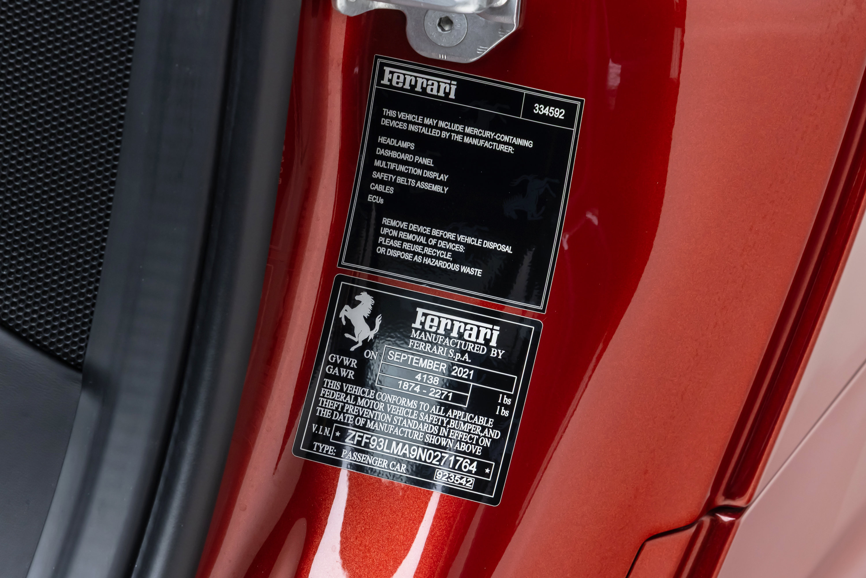 Certified 2022 Ferrari F8 Tributo RWD image 55