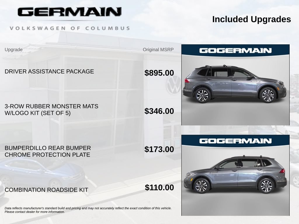 Used 2023 Volkswagen Tiguan S w/ Driver Assistance Package FWD image 9