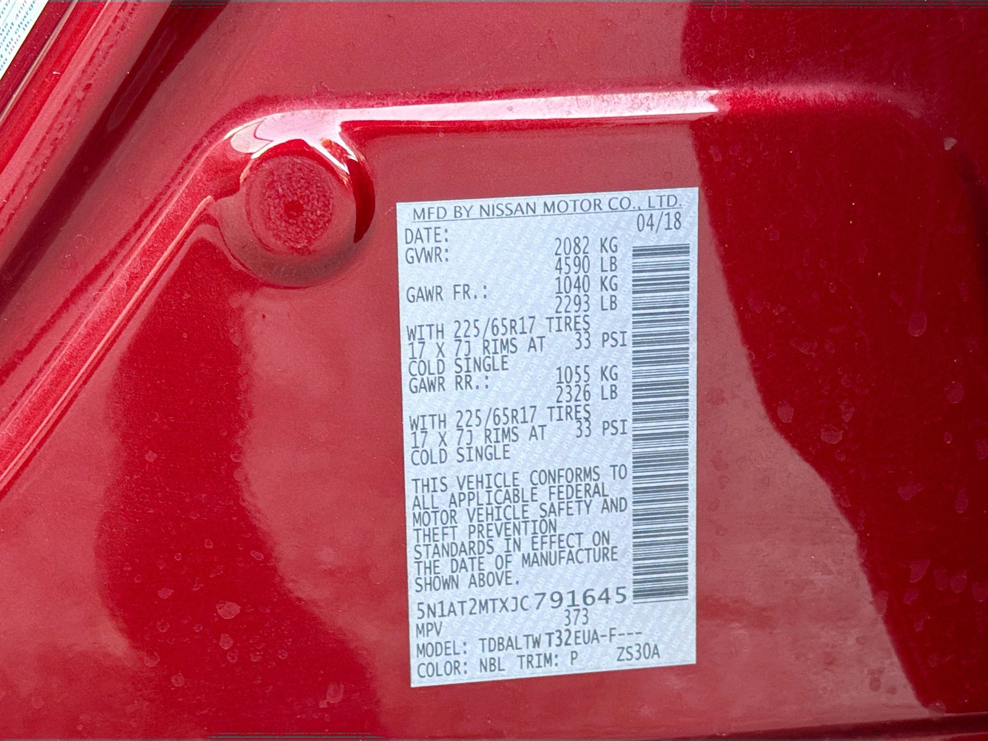 Used 2018 Nissan Rogue SV w/ Sun & Sound Touring Package image 39