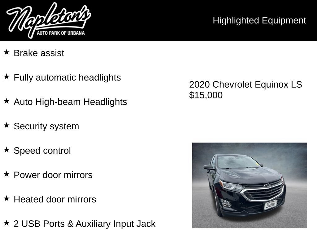 Used 2020 Chevrolet Equinox LS w/ LS Convenience Package FWD image 6