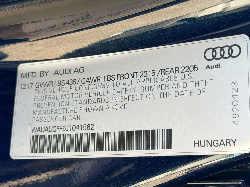 Used 2018 Audi A3 2.0T Premium w/ Convenience Package image 42