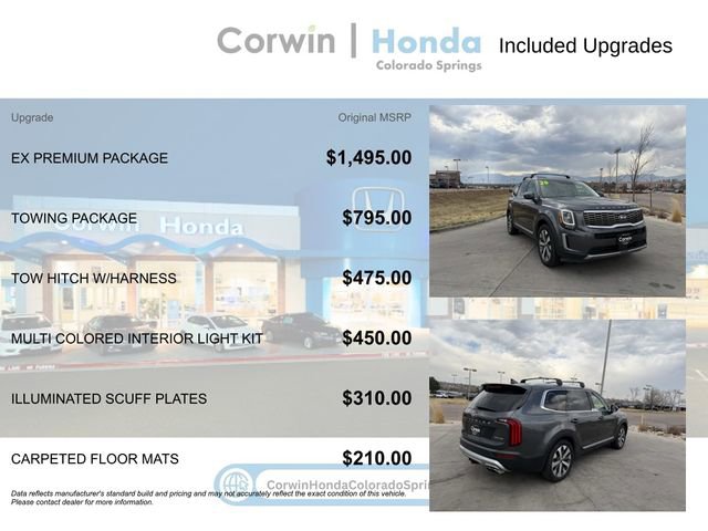 Used 2020 Kia Telluride EX w/ EX Premium Package FWD image 4