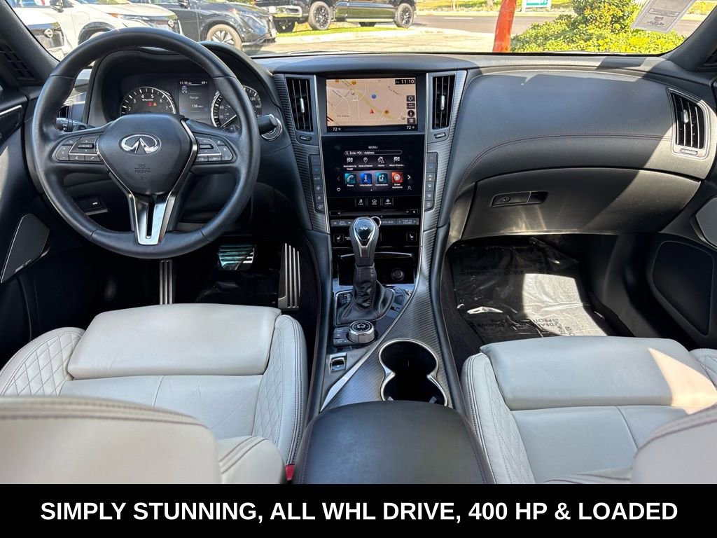 Certified 2023 INFINITI Q50 Red Sport 400 w/ Black Opal Edition image 28