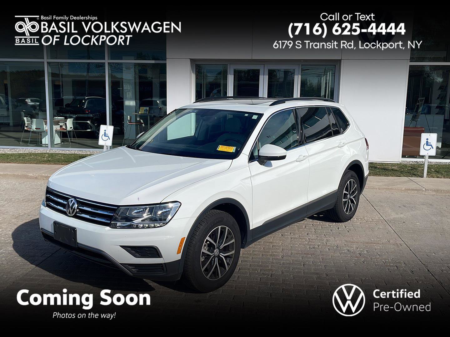 Certified 2021 Volkswagen Tiguan SE w/ Panoramic Sunroof Package
