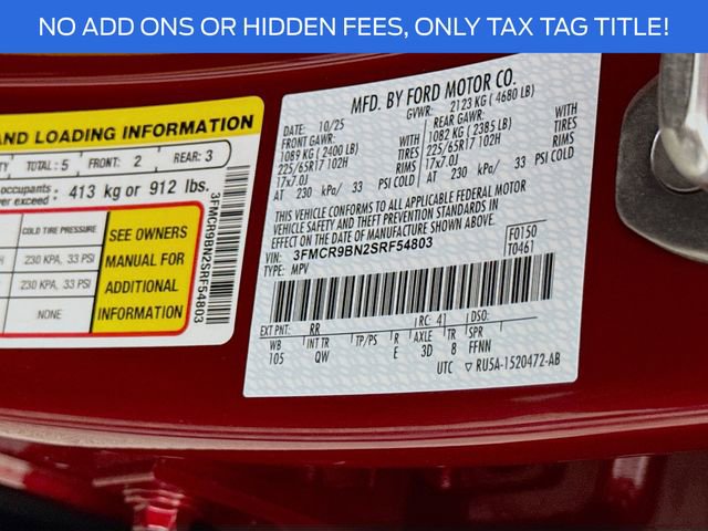 New 2025 Ford Bronco Sport Big Bend w/ Convenience Package image 31