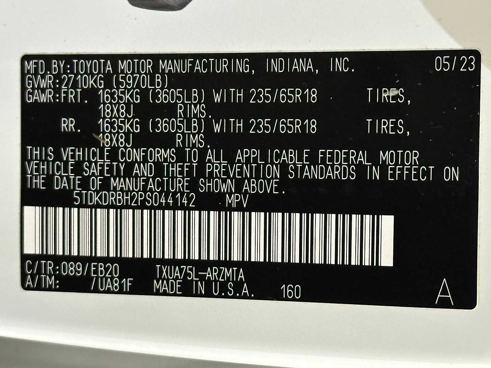 Used 2023 Toyota Highlander XLE AWD/4WD image 32