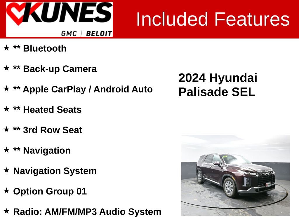 Used 2024 Hyundai Palisade SEL FWD image 2