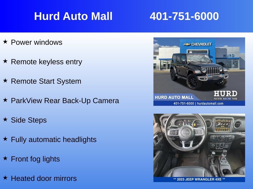 Used 2023 Jeep Wrangler Unlimited Sahara w/ Cold Weather Group AWD/4WD image 18