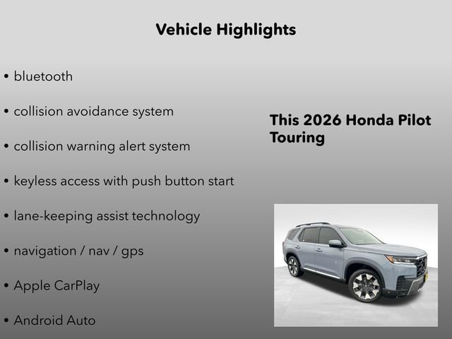 New 2026 Honda Pilot Touring image 10