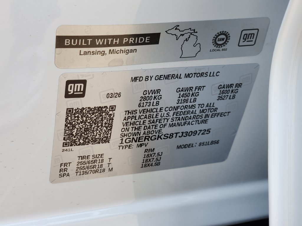New 2026 Chevrolet Traverse LT w/ Driver Confidence Package FWD image 24