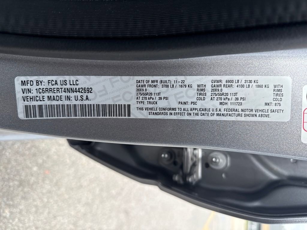 Used 2022 RAM 1500 Laramie w/ Sport Appearance Package image 27