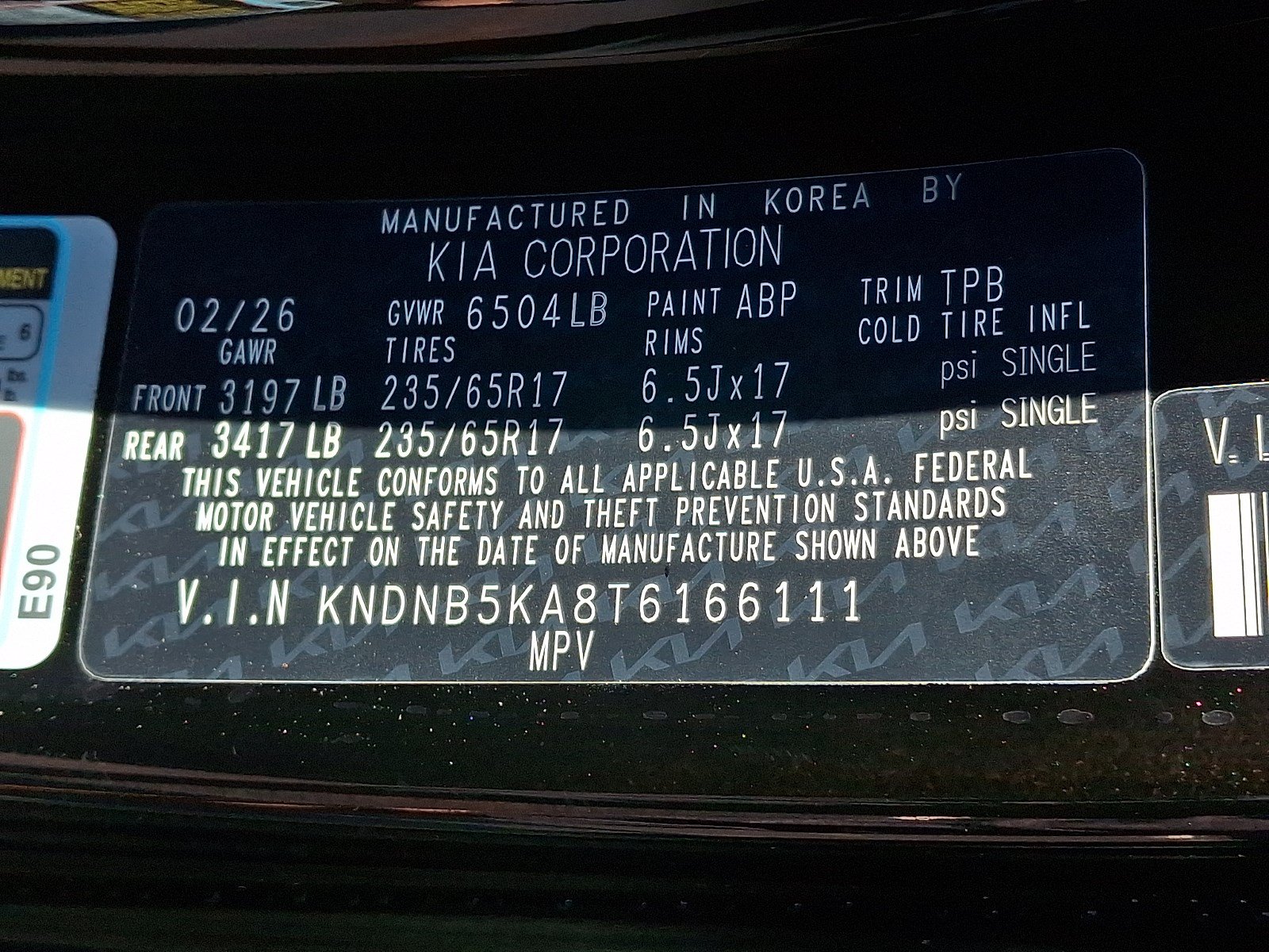 New 2026 Kia Carnival LXS FWD image 13