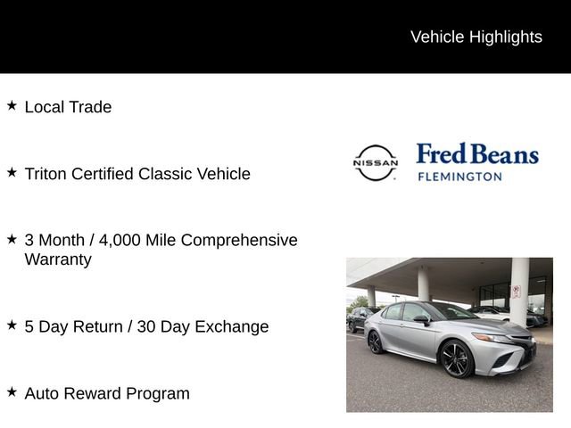 Used 2019 Toyota Camry XSE w/ Driver Assist Package FWD image 5