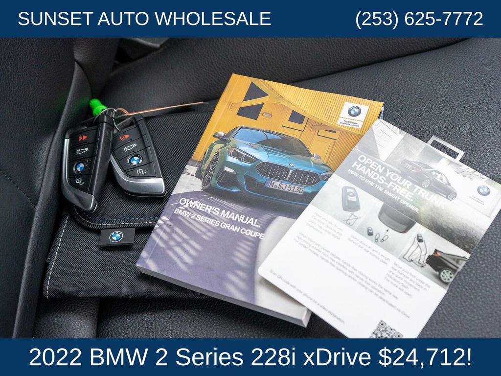 Used 2022 BMW 228i xDrive Gran Coupe w/ Convenience Package AWD/4WD image 73