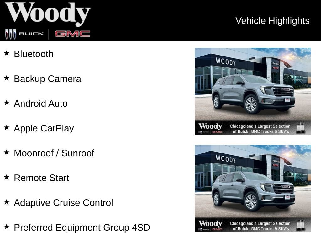 New 2026 GMC Acadia Elevation AWD/4WD image 2