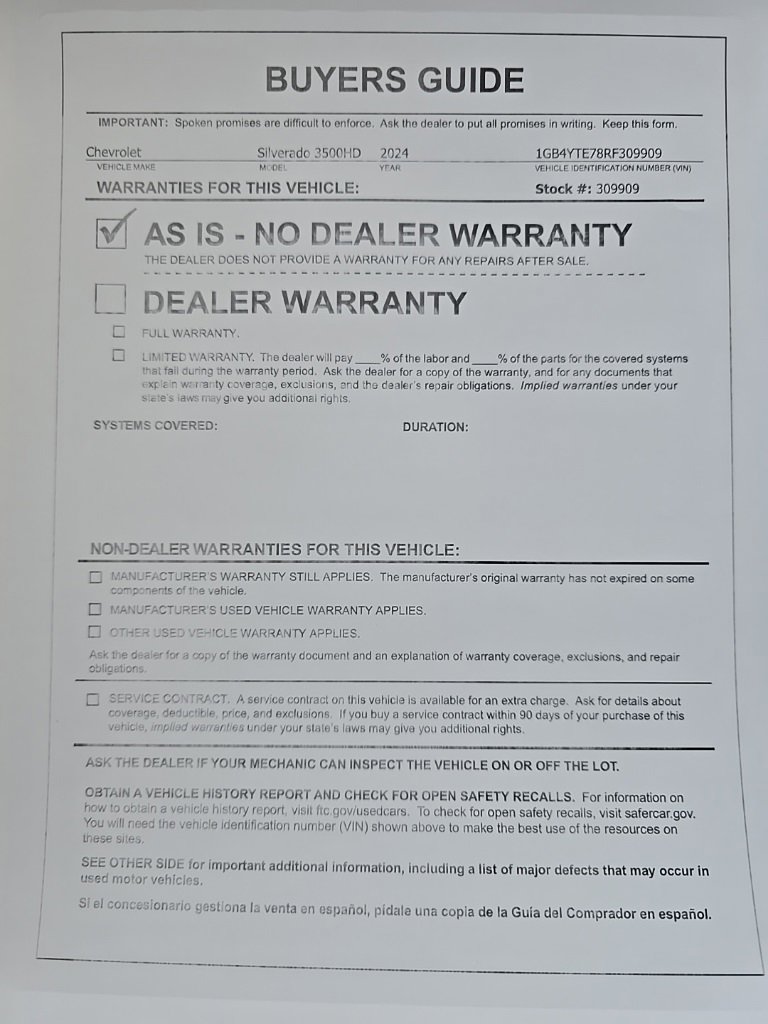 Used 2024 Chevrolet Silverado 3500 LT w/ Convenience Package image 29