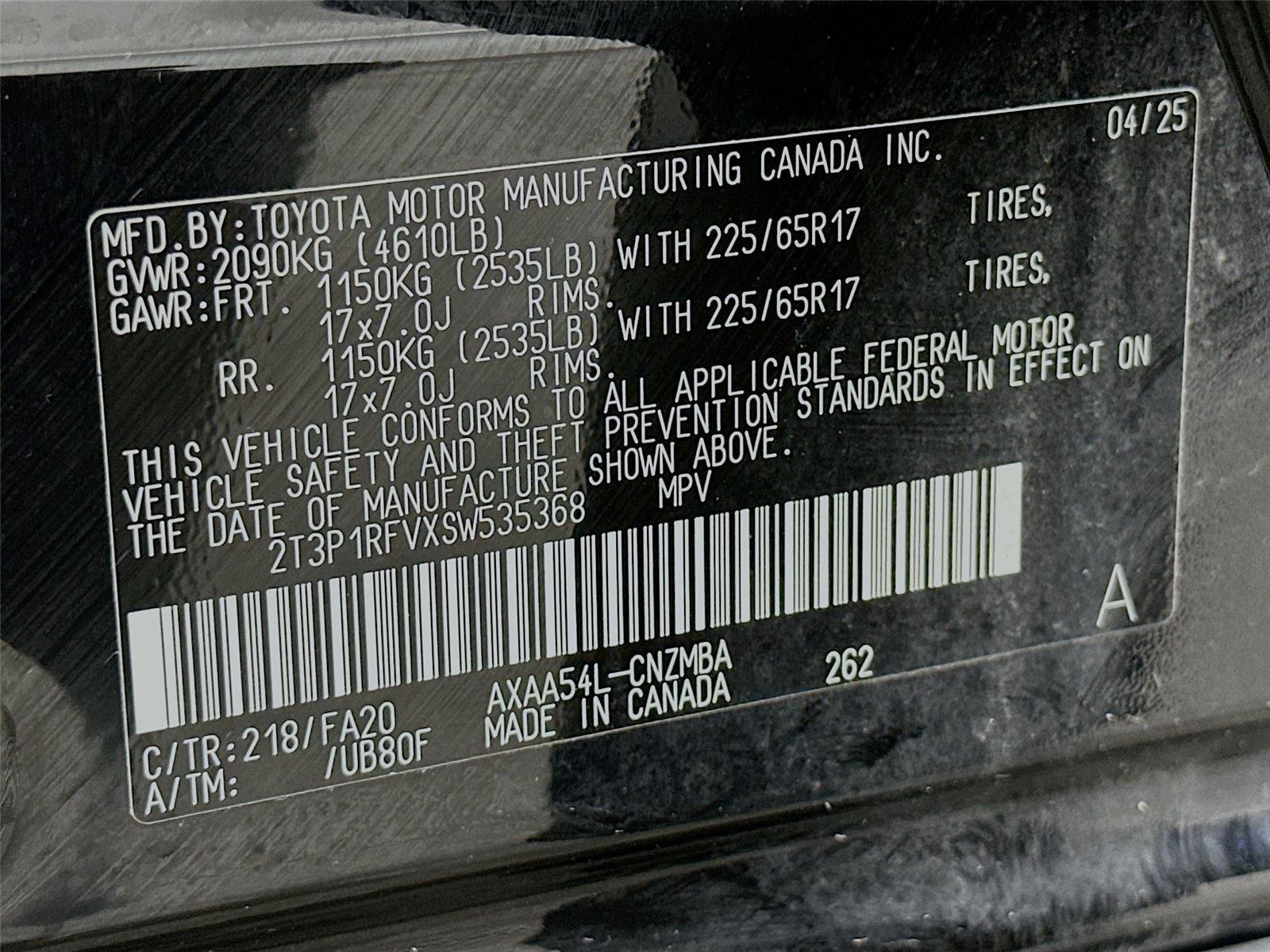 Certified 2025 Toyota RAV4 XLE AWD/4WD image 21