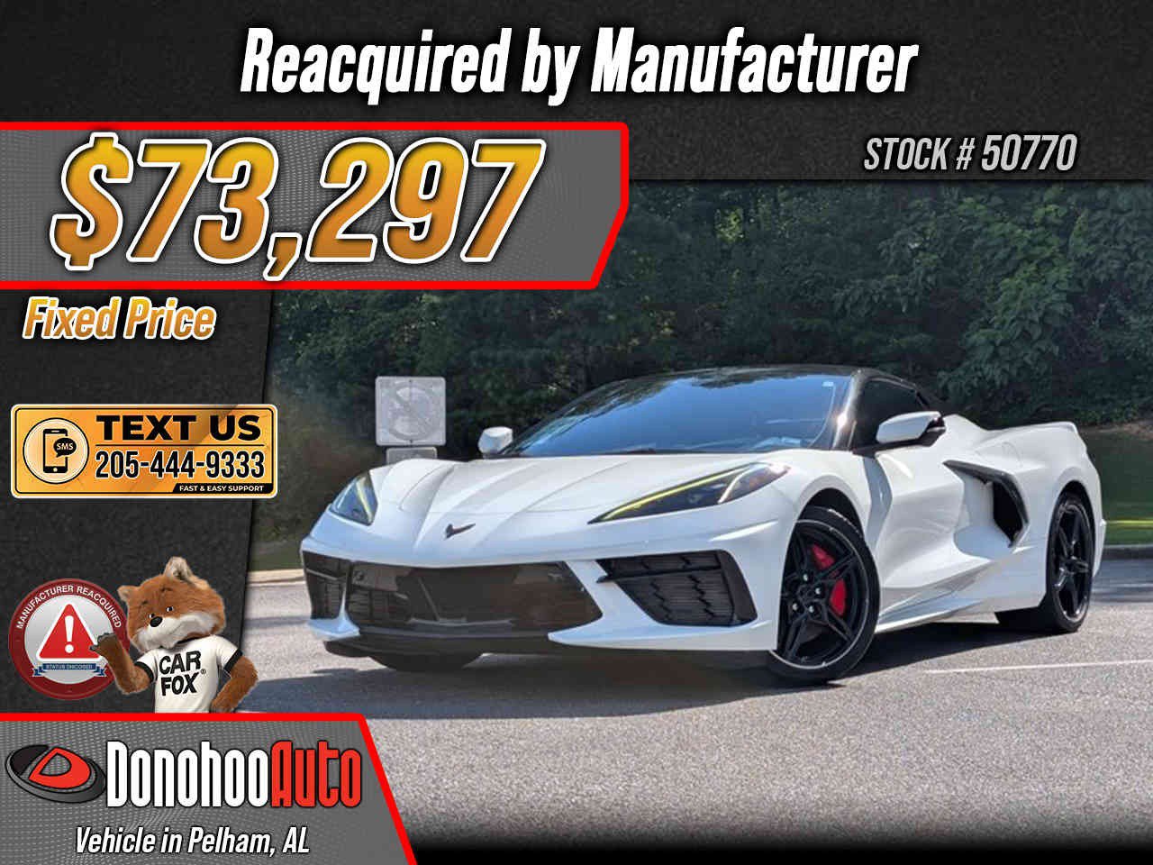 Used 2023 Chevrolet Corvette Stingray Premium Conv w/ Z51 Performance Package