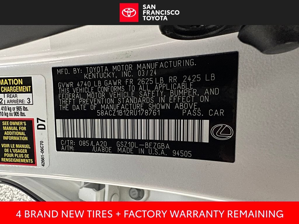 Used 2024 Lexus ES 350 w/ Accessory Package (Z1) FWD image 41