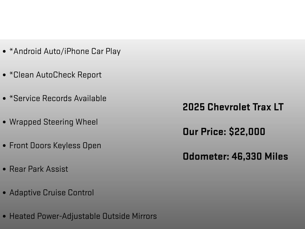 Used 2025 Chevrolet Trax LT w/ Driver Confidence Package FWD image 18