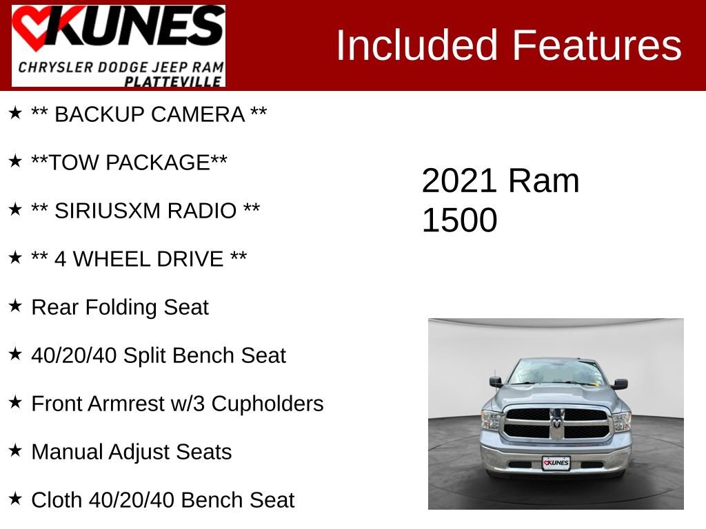 Used 2021 RAM 1500 Tradesman w/ Popular Equipment Group AWD/4WD image 2