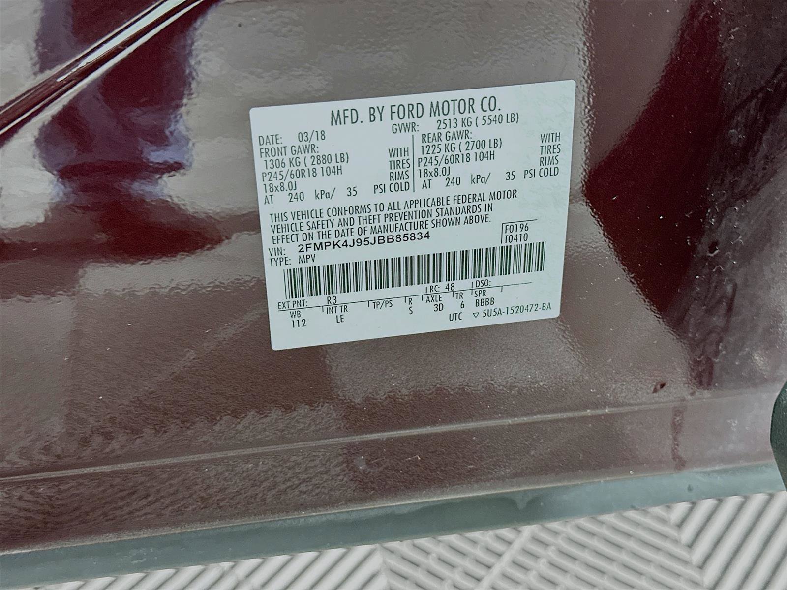 Used 2018 Ford Edge SEL w/ Equipment Group 201A image 30