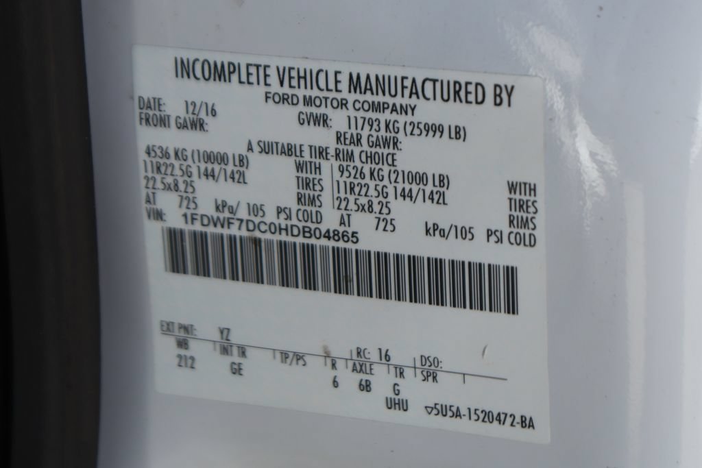 Used 2017 Ford F750 2WD Regular Cab Super Duty image 49