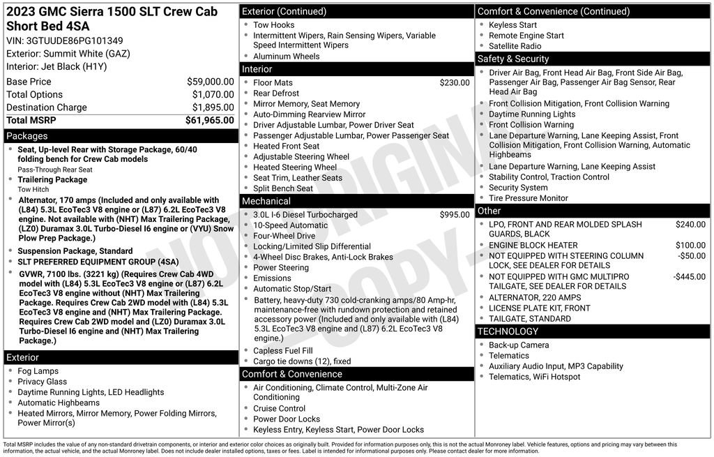 Used 2023 GMC Sierra 1500 SLT AWD/4WD image 35