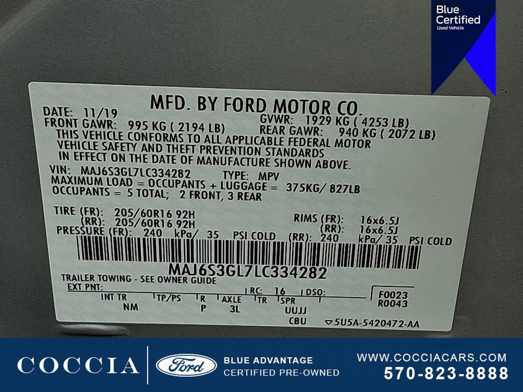 Certified 2020 Ford EcoSport SE image 26