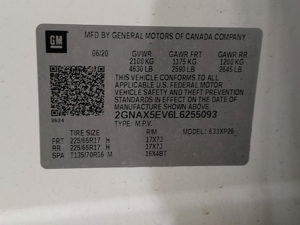 Used 2020 Chevrolet Equinox LS w/ LPO, Roadside Safety Package image 33