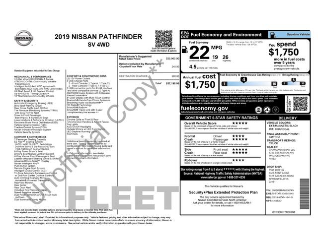 Used 2019 Nissan Pathfinder SV AWD/4WD image 26