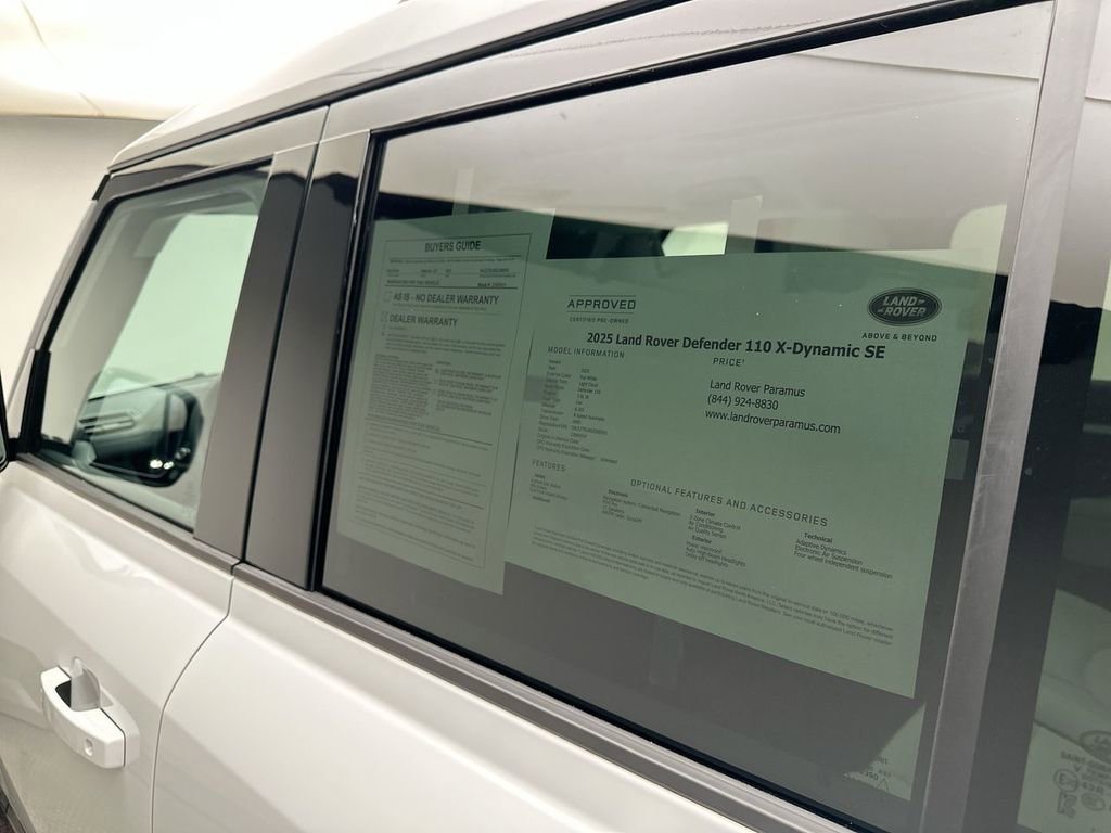 Certified 2025 Land Rover Defender 110 X-Dynamic SE image 32